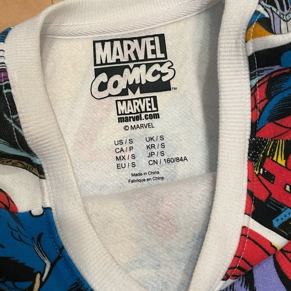 Marvel Comics Capt. America/Spiderman Sweatshirt - S - Picture 5 of 5